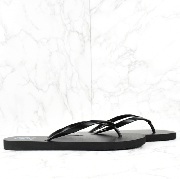 ⚠️LAST 1⚠️ Tory Burch Flip Flops Black - Picture 3 of 5